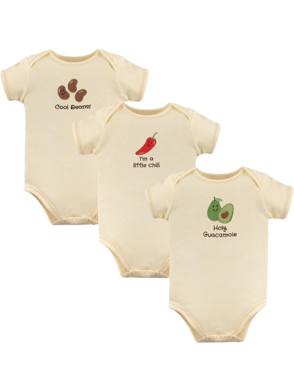Organic Cotton Baby Boys' Bodysuits - 3 Pack, Soft & Eco-Friendly Infant Wear